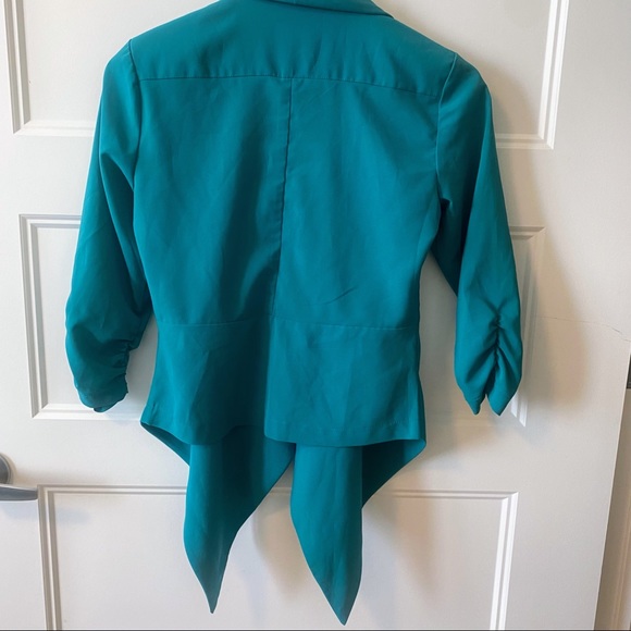 Teal Suzy Shier Blazer Size Small - Picture 12 of 12